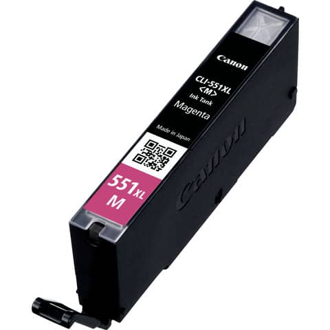 Serbatoio inchiostro alta capacità CLI-551XL M Canon magenta 6445B001
